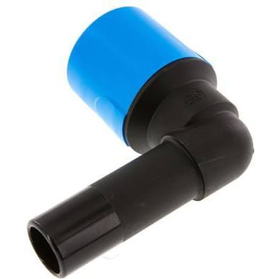 32mm 90 graden L-verbinding PA/POM Insteekfitting Plug NBR