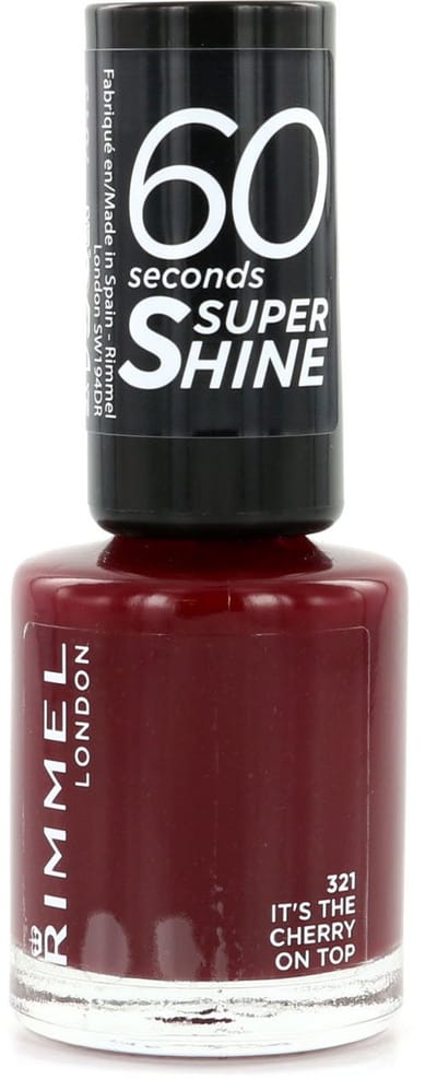 Rimmel London 60 Seconds Supershine Nagellak - 315 Its the Cherry On Top