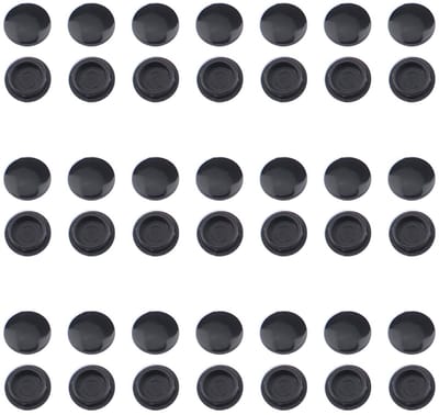 Dailygoods- Schroefafdekkingen 60 stuks - Kunststof - Decoratieve Hoezen - Bescherming voor Meubels - Buitendiameter 12mm - Milieuvriendelijk - Schroefdoppen