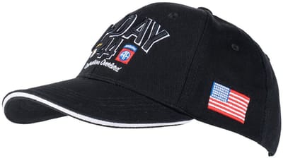 Baseball cap D-Day Normandy Zwart