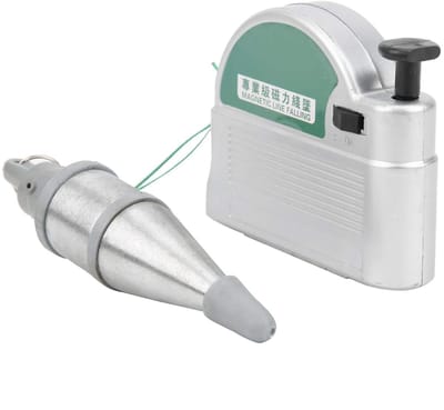 Dailygoods- Schietlood Hoge Hardheid - Magnetische Draadhamer - Instelbare Afstand - Duurzaam Metaal - Flexibel en Handig - Geschikt voor Verticale Meting - Meetlint