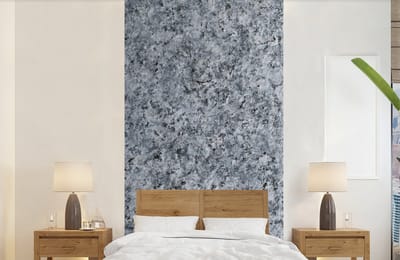 Behang - Fotobehang Graniet - Steen - Patroon - Design - Grijs - Breedte 120 cm x hoogte 240 cm