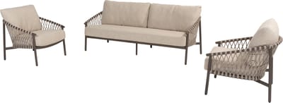 Allora stoel bank loungeset 3 delig terre 4 Seasons Outdoor