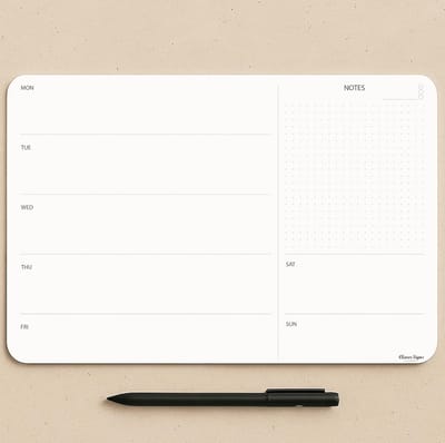 Wekelijkse Planner Notitieblok A4 - Ongedateerde Takenlijst om Af te Scheuren