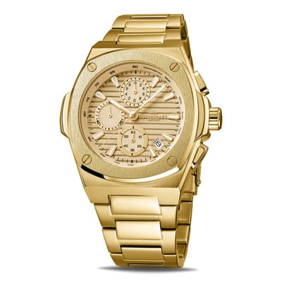 Rotorcraft - Heren Horloge Arcane Chrone - Goud