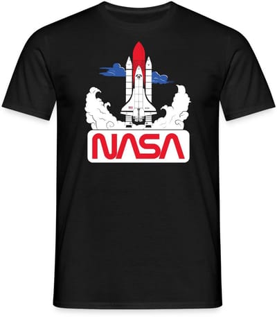 NASA Space Shuttle 3 T-Shirt Heren