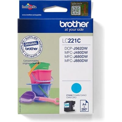 Brother Inktcartridge LC-221C Cyaan