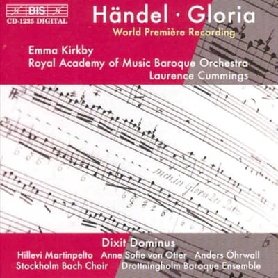 Emma Kirkby, Royal Academy Of Music Baroque Orchestra, Laurence Cummings - Händel: Gloria | Dixit Dominus (CD)
