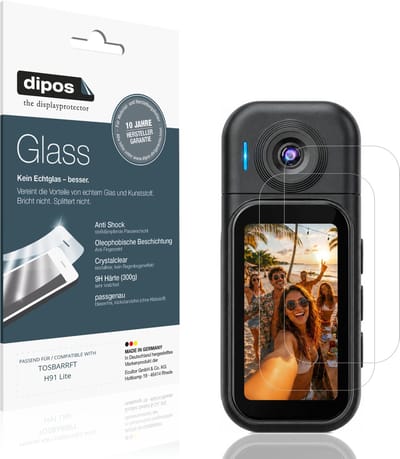 dipos – 2x Pantserfolie geschikt voor TOSBARRFT H91 Lite | 9H Screenprotector