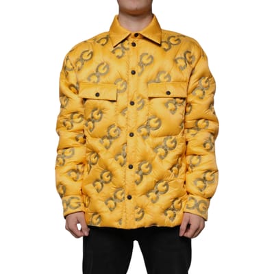 Puffer Jacket Dg Logo Geel