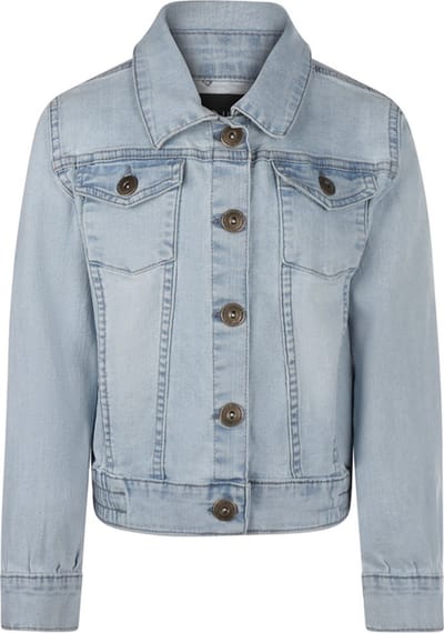 No Way Monday-Meisjes Jeans jas-Jeans blauw - Maat 134