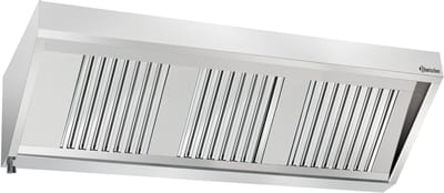 Wandafzuigkap | 70cm diep | motor | 160cm breed | Bartscher | 257160