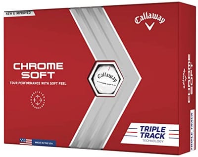 Golfballen Chrome Soft - Uitstekend gevoel en afstand voor golfers