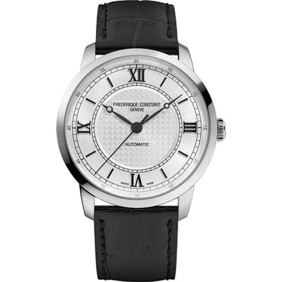 Frédérique Constant Classics Premiere FC-301S3B6 Horloge - Leer - Zwart - Ø 38 mm