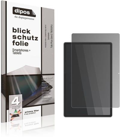 dipos – Matte Privacy Screenprotector geschikt voor Lenovo Tab Plus Gen2 TB355FU | Anti-Spy Beschermfolie