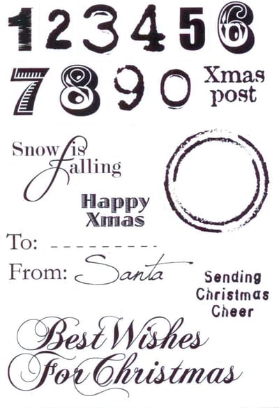 Marianne Design Eline's Clear stamps - christmas UK