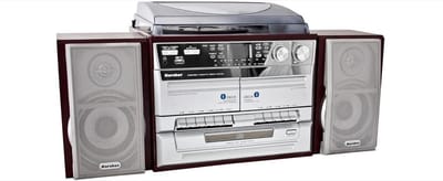 WNHB® Stereo Set Met Platenspeler - All-in-One Muzieksysteem Met Bluetooth USB en FM Radio