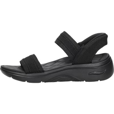 Skechers Slip-Ins: Go walk Arch Fit 2.0 Sandalen Plat - Zwart - Maat 37