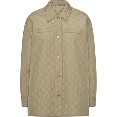 Ilse Jacobsen 10 Art34 Quilt Jacket Sage Size: 34 | Overshirts Outlet | Dames | Groen