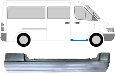 Reparatie dorpel voorste deuren voor Mercedes Sprinter 1995-2006 / Rechts