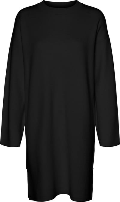 VERO MODA VMGOLD NEEDLE WIDE LS O-NECK DRESS CURVE Dames Jurk - Maat S-42/44