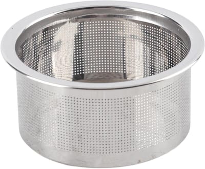 Reinigingsmandje Onderdelen - Metaal Mandje - Kleine Onderdelen Reinigen - Roestvrij Staal - 6.8 cm - Zilver