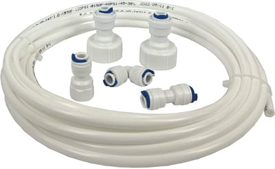 Waterslang set geschikt voor Amerikaanse koelkasten 6 meter | 6-delige set met slang en connectoren | Universeel toepasbaar en op maat te maken | Multaparts® huismerk