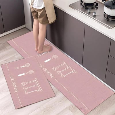 Keukenmat, slaapkamermat, gangmat, lange strook vloerkleed, zachte en antislip deurmat, keukenaccessoires 40cmx60cm 1pc
