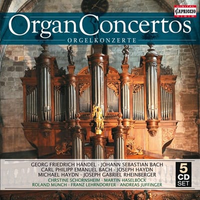 Christine Schornsheim, Martin Haselböck, Roland Münch, Franz Lehrndorfer, Andreas Juffinger - Organ Concertos (5 CD)