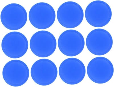 Airhockey Paddles - Puck Handvatten - Tafelspel Spelen - Ergonomisch Ontwerp - 30 Stuks - Blauw