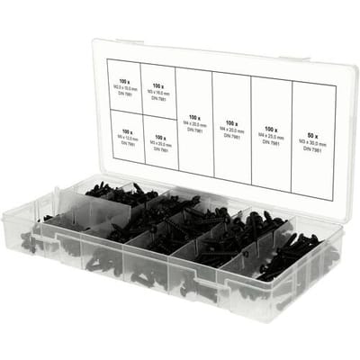 KS Tools 9700800 970.0800 Plaatschroeven assortiment 1 stuk(s)