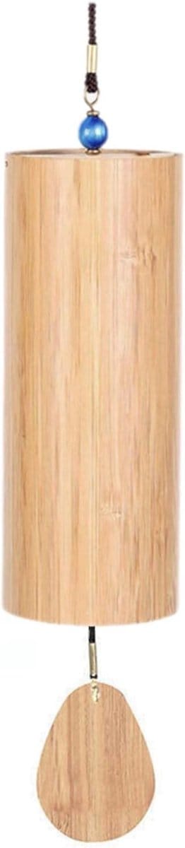 ZMR® Windgong Bamboe - Windgong Buiten - Windorgel - Lichtbruin - 17cm x 7cm x 17cm