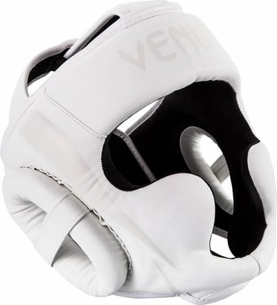 Venum ELITE Headgear Kickboks Hoofdbeschermer Wit