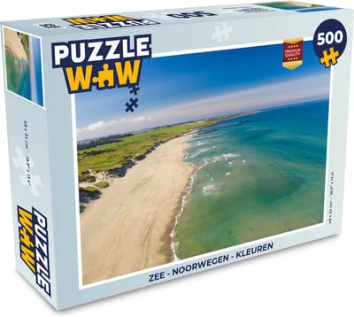 Puzzel Zee - Noorwegen - Kleuren - Legpuzzel - Puzzel 500 stukjes