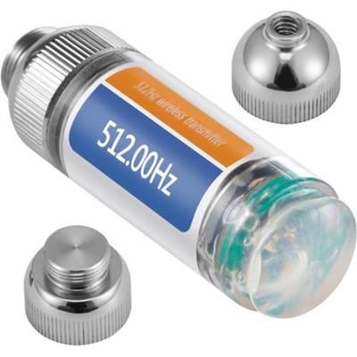 VEVOR 512HZ-sonde met 8/5" en 1/4-20"-aansluitingen. Stevige afvoerzoeker voor het lokaliseren en identificeren van kleine rioleringen en pijpleidingen, zilverkleurig.