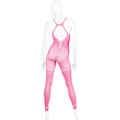 Bodystocking Pink Lipstick Roze (Queen size)