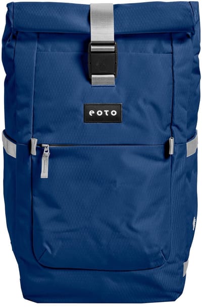 eoto laptop rugzak rugzak met laptopvak Rolly32 Rolltop Backpack 32L Night Blue blauw