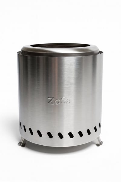 ZoSa™ Smokeless FirePit - Medium - Rookloze Vuurkorf - Ø22cm - Nu Inclusief Ø28cm Brandwerende mat!
