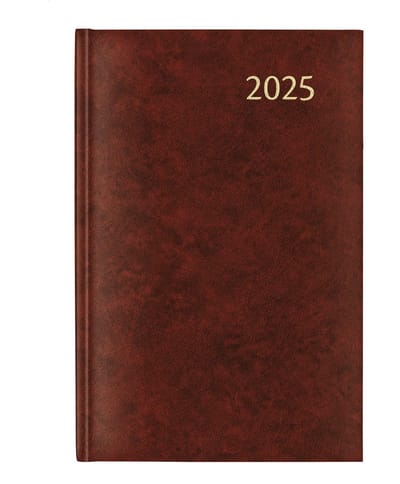Bureau Agenda 2027 Amsterdam Daily - met 1 dag per pagina - omslag rood
