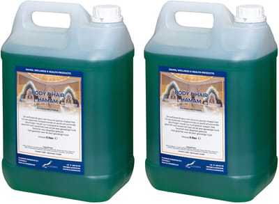 Body & Hair Hamam 5 liter – set van 2 stuks - 2 in 1 voor lichaam en haar - voordeelverpakking