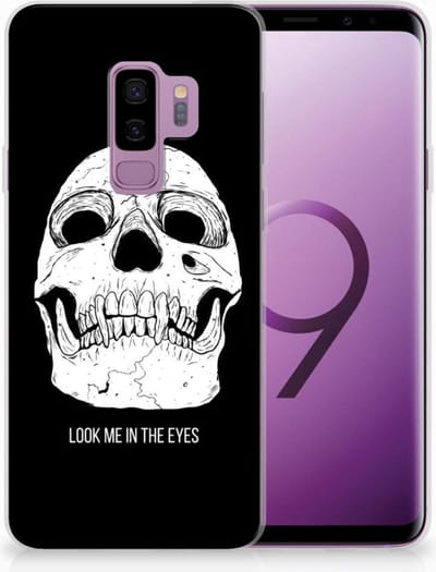 Silicone Back Case Samsung Galaxy S9 Plus Skull Eyes