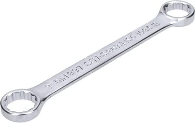 SW-Stahl 01311L dubbele ringsleutel 17 x 19 mm plat I rechte uitvoering I 12-kant I ringsleutel I dubbele sleutel I ringsleutel