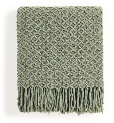 Dailygoods- Plaid 127x152 cm - Zacht - Ademend - Geometrische Print - Geschikt voor Lente/Zomer - Makkelijk te Onderhouden - Deken