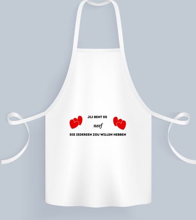 Akyol - jij bent de neef die iedereen zou willen hebben Keukenschort - Neef - geweldige neef - liefste neef - verjaardag - cadeau - kado - bedankje - geschenk - 82 bij 71 cm