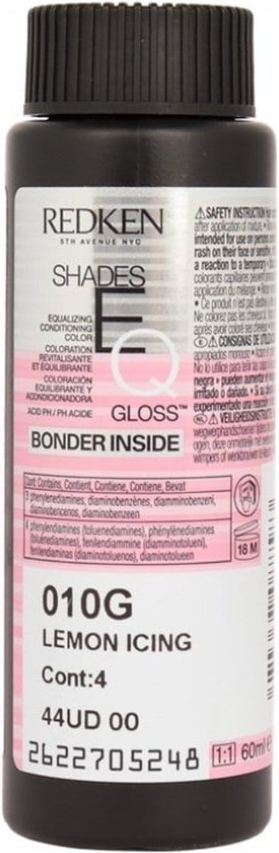Redken - Shades EQ - Demi Permanent Hair Color 60ML - 010G lemon icing