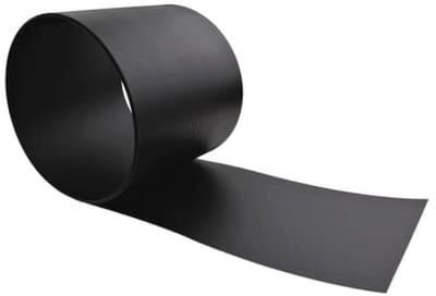 Polypropyleen zichtwering voor dubbelstaafmatten 2535 x 190 mm - Inkijkbescherming zwart