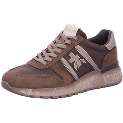 Premiata Lander Sneakers - Textiel - Heren - Bruin - Maat 42