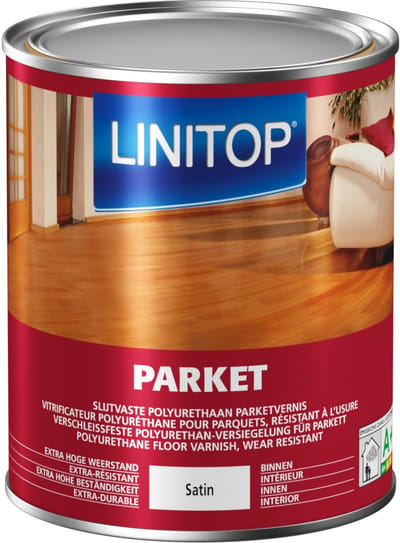 Polyurethaan parketvernis LINITOP PARKET Kleurloos (li280) 0.75 liter