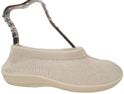 Q Fit Julia Witte Dames Pantoffels - Wit - 37