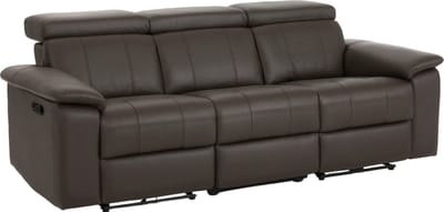 Tanaro-Sofa 3-zits - Handmatig - Bruin PU